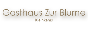 Restaurant Gasthaus Zur Blume