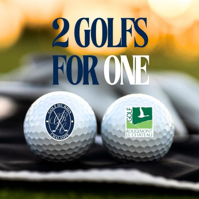 Un Club, c’est bien : deux parcours, c’est encore mieux ! ⛳️

Associer deux Clubs de golf n’est pas commun, mais au Golf du Rhin, on ne fait pas comme tout le monde !

Profitez de notre partenariat exclusif avec le Golf de Rougemont-le-Château et bénéficiez d’un accès aux deux parcours toute l’année en devenant Membre d’un des deux Club ! 🏌️‍♂️ 

(Selon tarifs en vigueur en 2024/2025 dans l’un des deux clubs, voir site internet pour plus de renseignements)